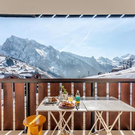 L'Oree Des Aravis - Au Pied Des Pistes Manigod Dış mekan fotoğraf